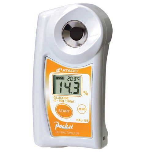 เครื่องวัดน้ำตาลกลูโคส Glucose Refractometer แบบดิจิตอลรุ่น PAL-15S