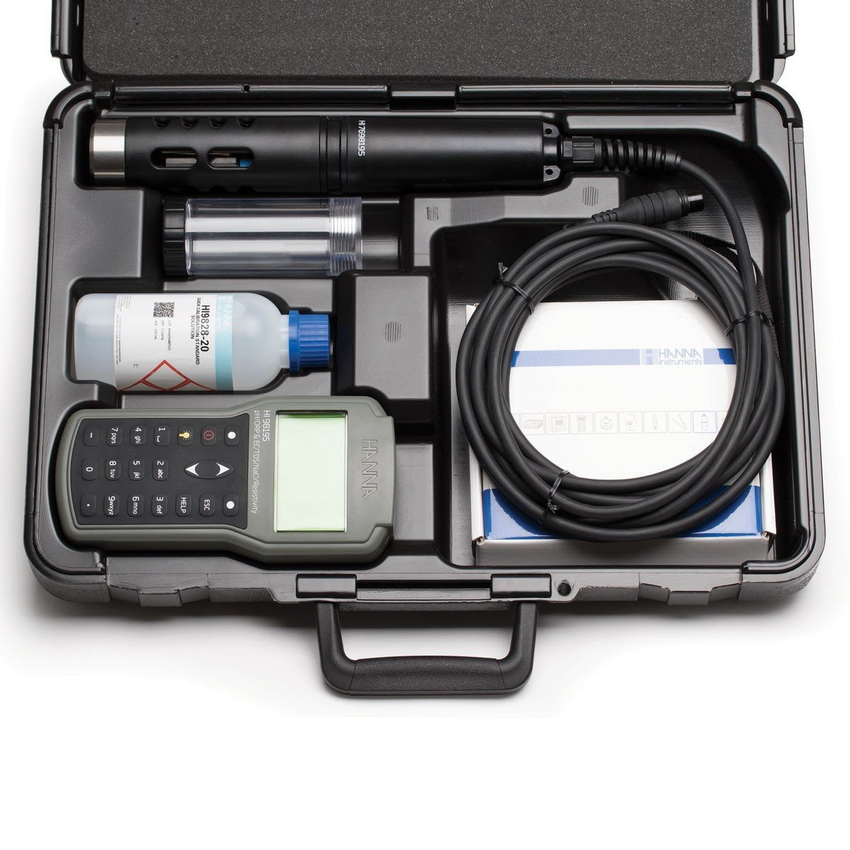 เครื่องวัด pH ORP EC TDS Salinity Resistivity และ Atmospheric Pressure รุ่น HI98195
