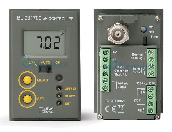 เครื่องวัดและควบคุมค่ากรดด่าง pH Controller รุ่น BL931700-1 Recorder Output