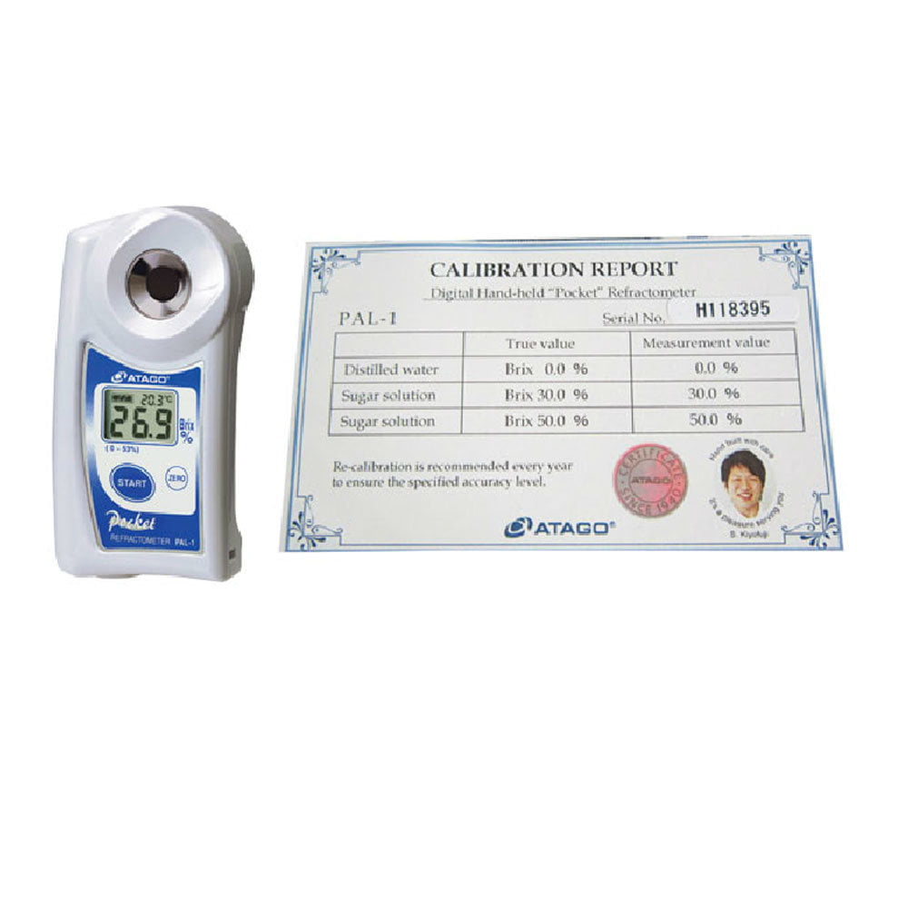 เครื่องวัดความหวาน Brix Refractometer แบบดิจิตอล PAL-1 แบรนด์ Atago #3810