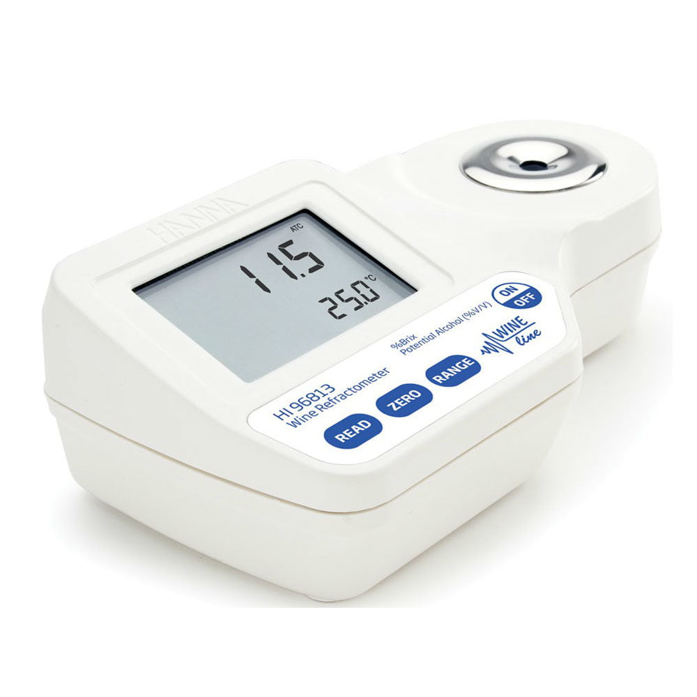เครื่องวัดความหวาน Brix Refractometer และ Potential Alcohol รุ่น HI96813