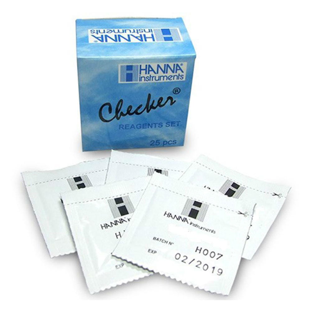 สารทำปฎิกิริยา (Reagents) HI701-25 สำหรับเครื่องวัดคลอรีน (Chlorine Meter) Hanna รุ่น HI 701