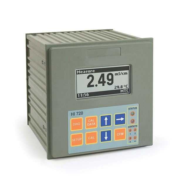 เครื่องวัดและควบคุมค่าความนำไฟฟ้าในน้ำ EC Controller รุ่น HI720122-2