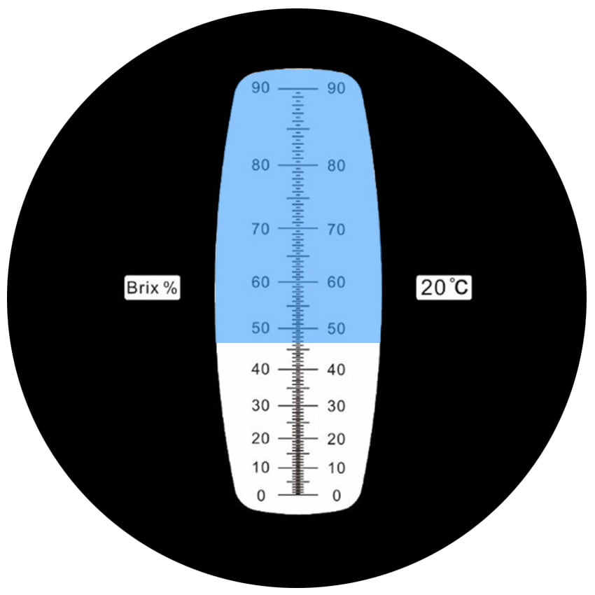 สเกลของ 0-90BRIX