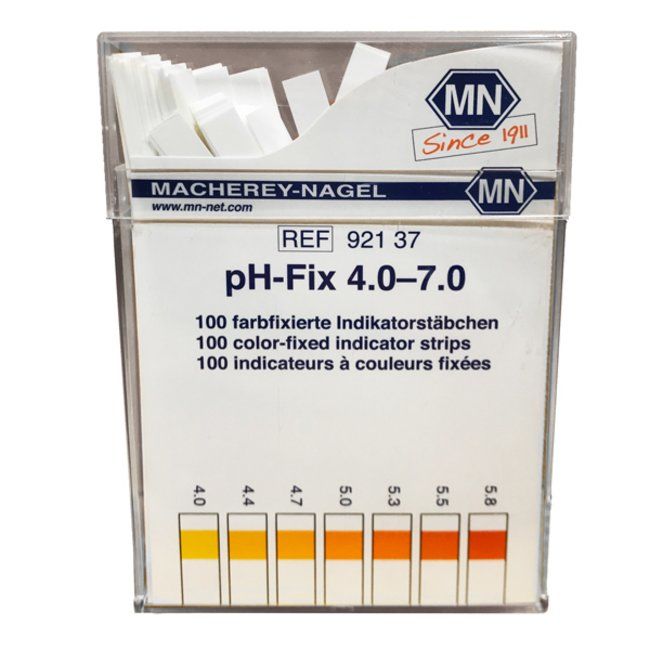 กระดาษลิตมัสวัดค่าpH ชนิด 4แถบวัดย่าน 4.0-7.0pH แบรนด์ MN