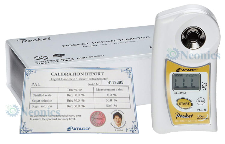 เครื่องวัดความหวาน Brix Refractometer แบบดิจิตอล PAL-Alpha แบรนด์ Atago