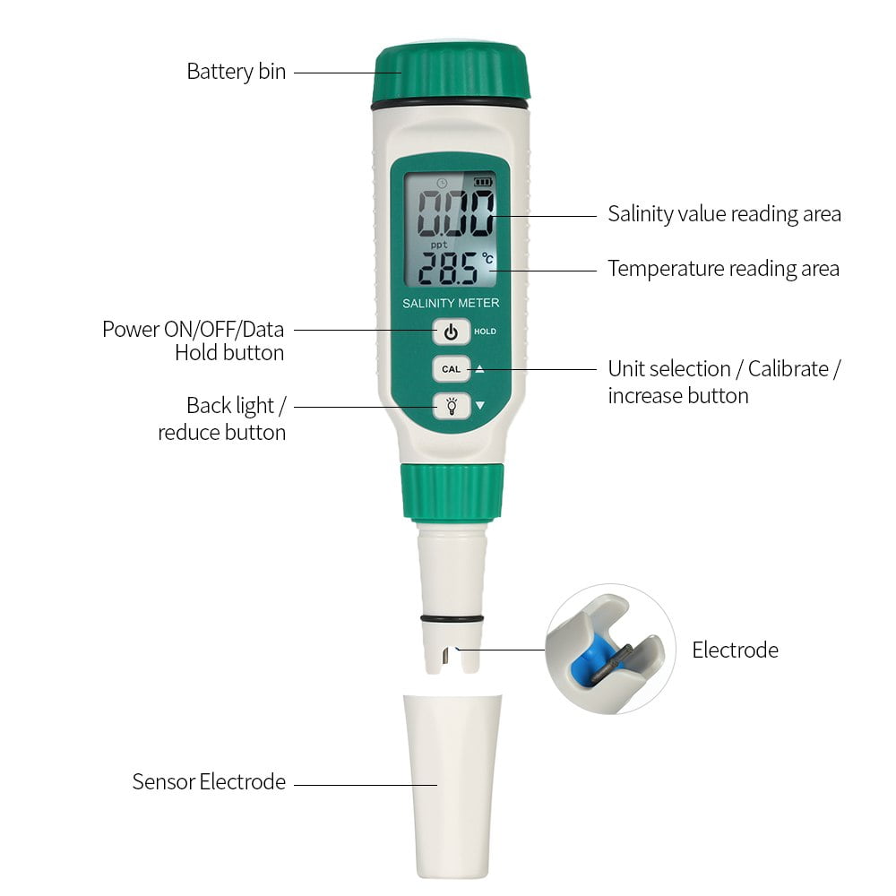 เครื่องวัดความเค็ม Salinity meter รุ่น AR8012 แบรนด์ SmartSensor