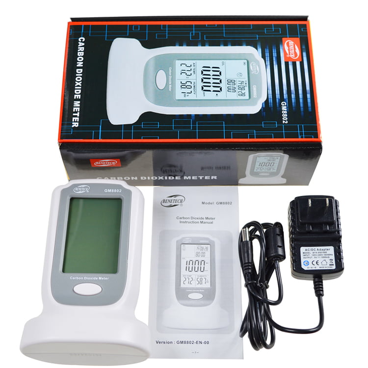 เครื่องวัดก๊าซคาร์บอนไดออกไซด์ CO2 Benetech รุ่น GM8802