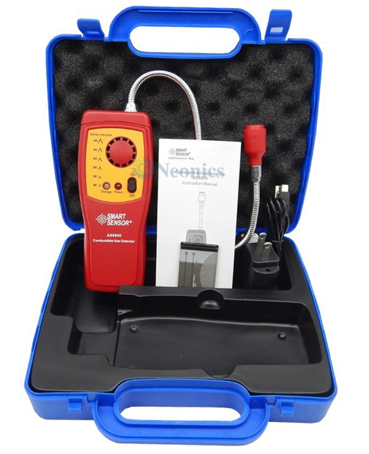 เครื่องวัดแก๊สที่ติดไฟได้ Combustable Gas Meter แบรนด์ Smart Sensor รุ่น AS8800