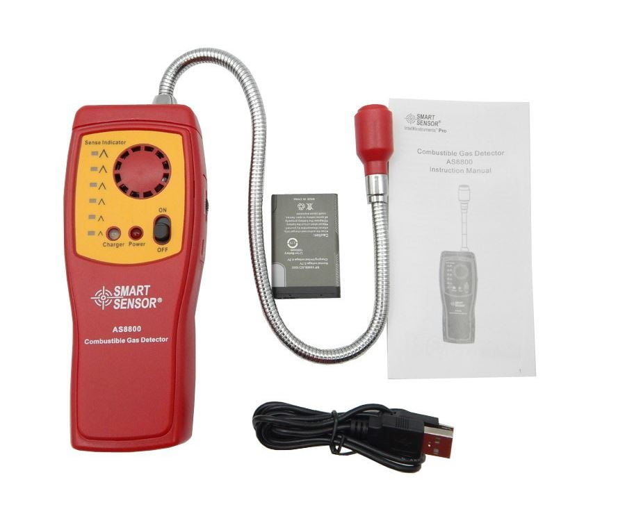 เครื่องวัดแก๊สที่ติดไฟได้ Combustable Gas Meter แบรนด์ Smart Sensor รุ่น AS8800