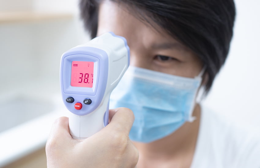 เครื่องวัดอุณหภูมิอินฟราเรดสำหรับทางการแพทย์