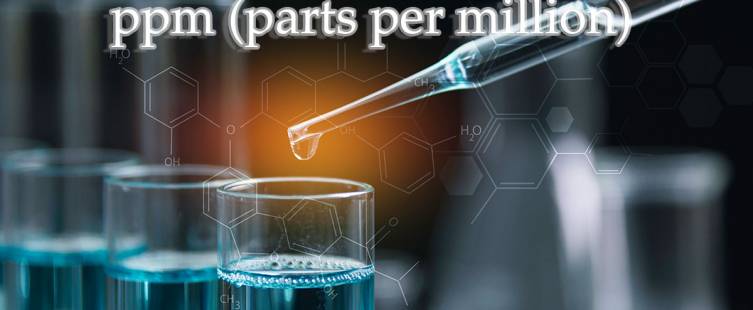 ppm (parts per million) คือ