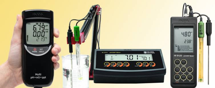 pH meter แบรนด์ Hanna